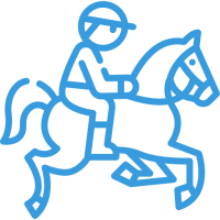 a-cheval